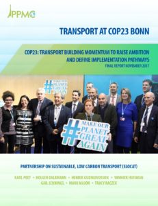 COP23 Transport: Building Momentum to Raise Ambition and Define Implementation Pathways
