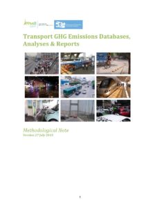 Transport GHG Emissions Databases, Analyses and Reports