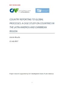 Country reporting to global processes: A case study on countries in the Latin America and Caribbean region