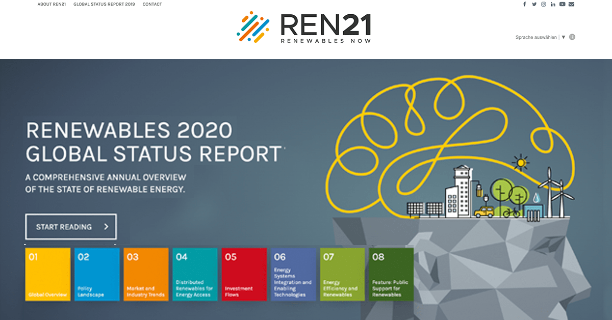 REN21 Report shows renewables’ progress limited to power sector