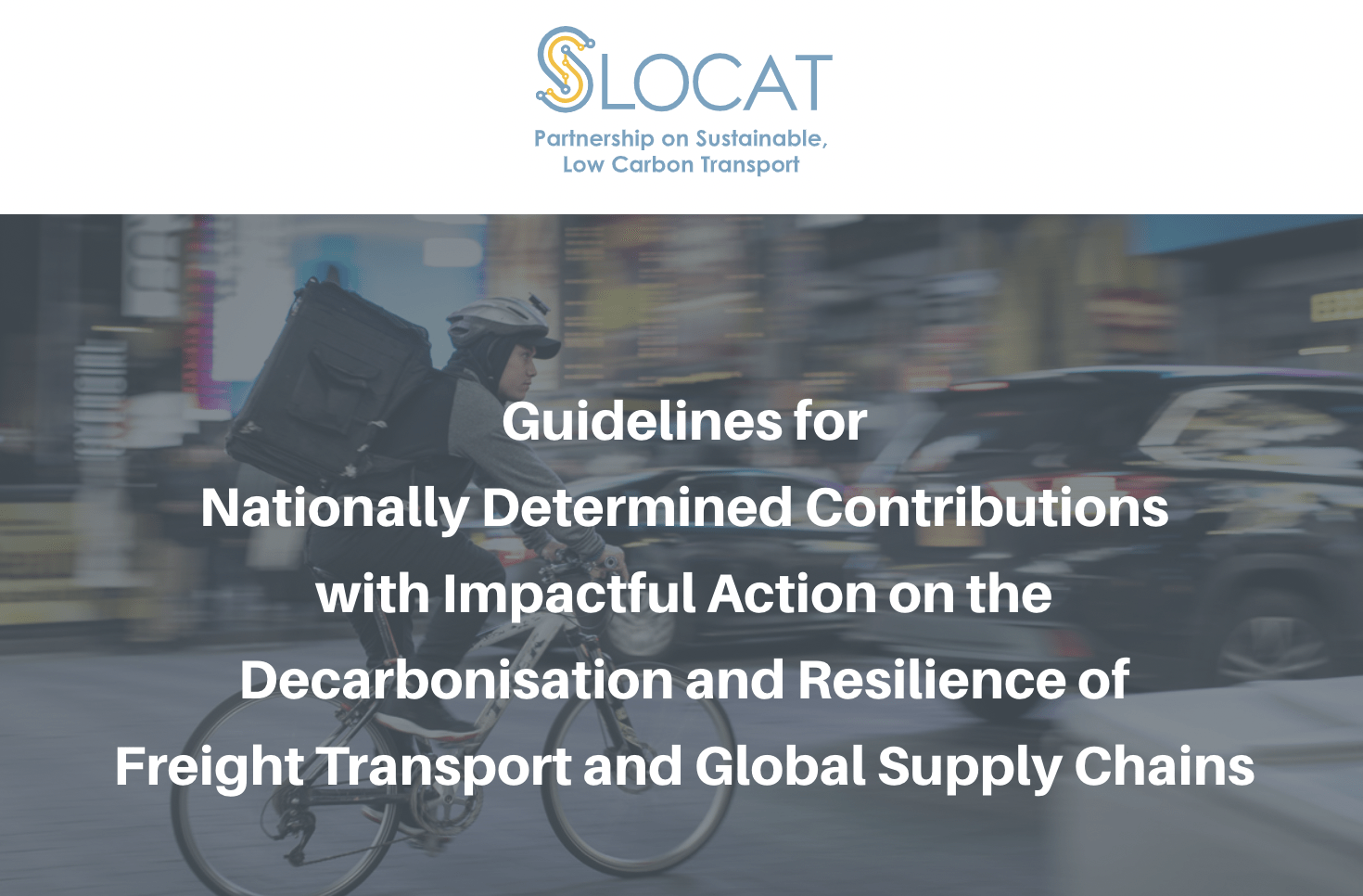 Actions to reduce emissions and boost the resilience of freight transport and global supply chains