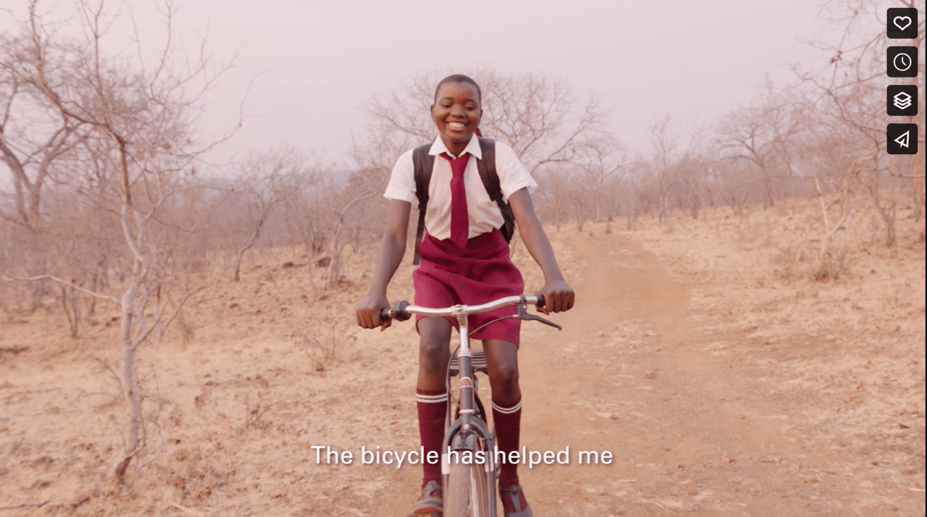 Life-changing bicycles in Africa for young girls and our planet
