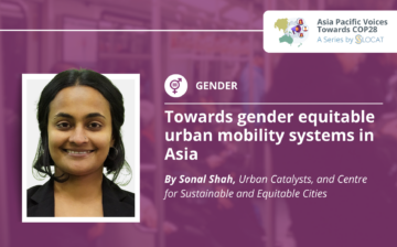Towards gender equitable urban mobility systems in Asia