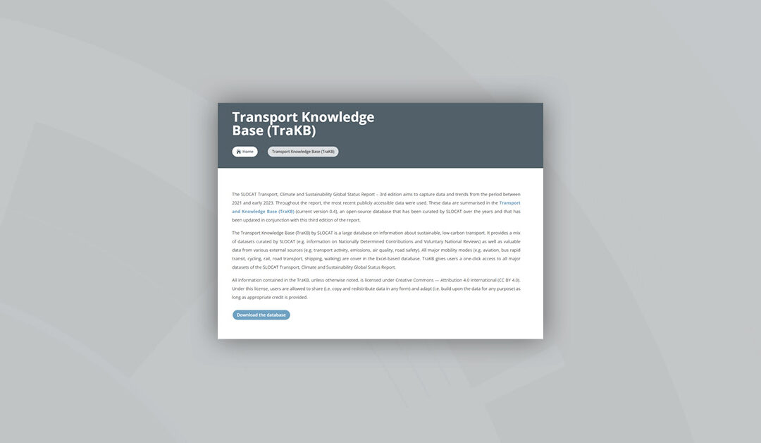Transport Knowledge Base (TraKB)