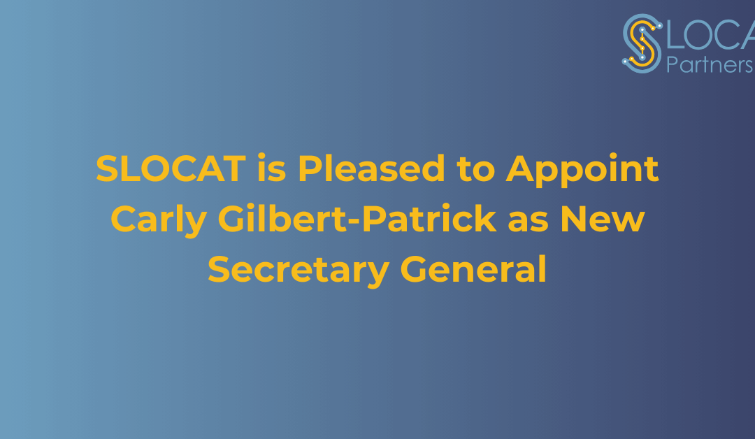 SLOCAT is Pleased to Appoint Carly Gilbert-Patrick as New Secretary General