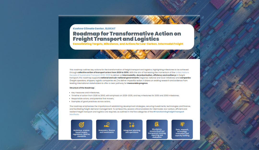 Charting the Course: A New Roadmap for Transforming Freight Transport and Logistics