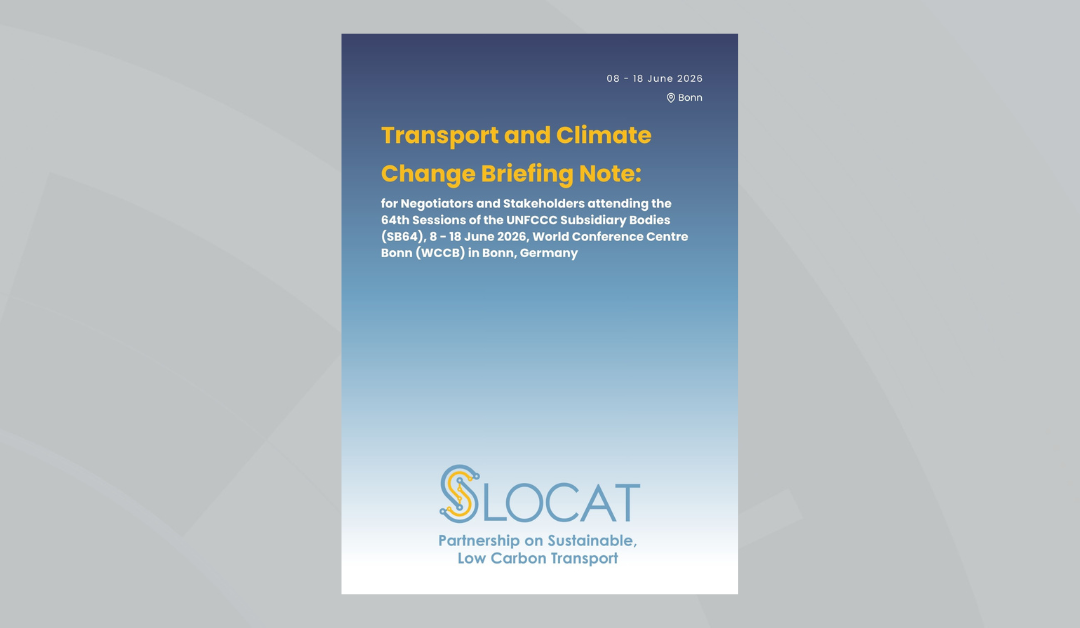 Transport and Climate Change Briefing Note for SB64  in Bonn.