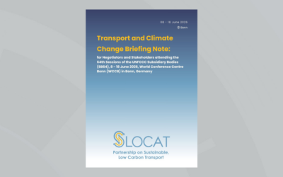 Transport and Climate Change Briefing Note for SB64  in Bonn.