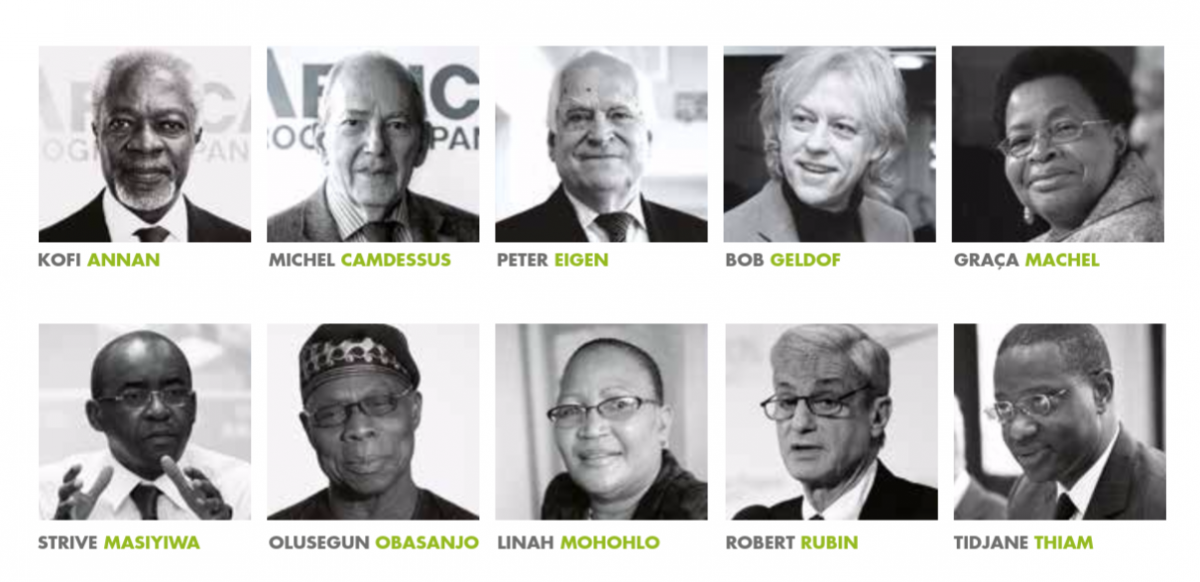 Members of the Africa Progress Panel (Source: APP)